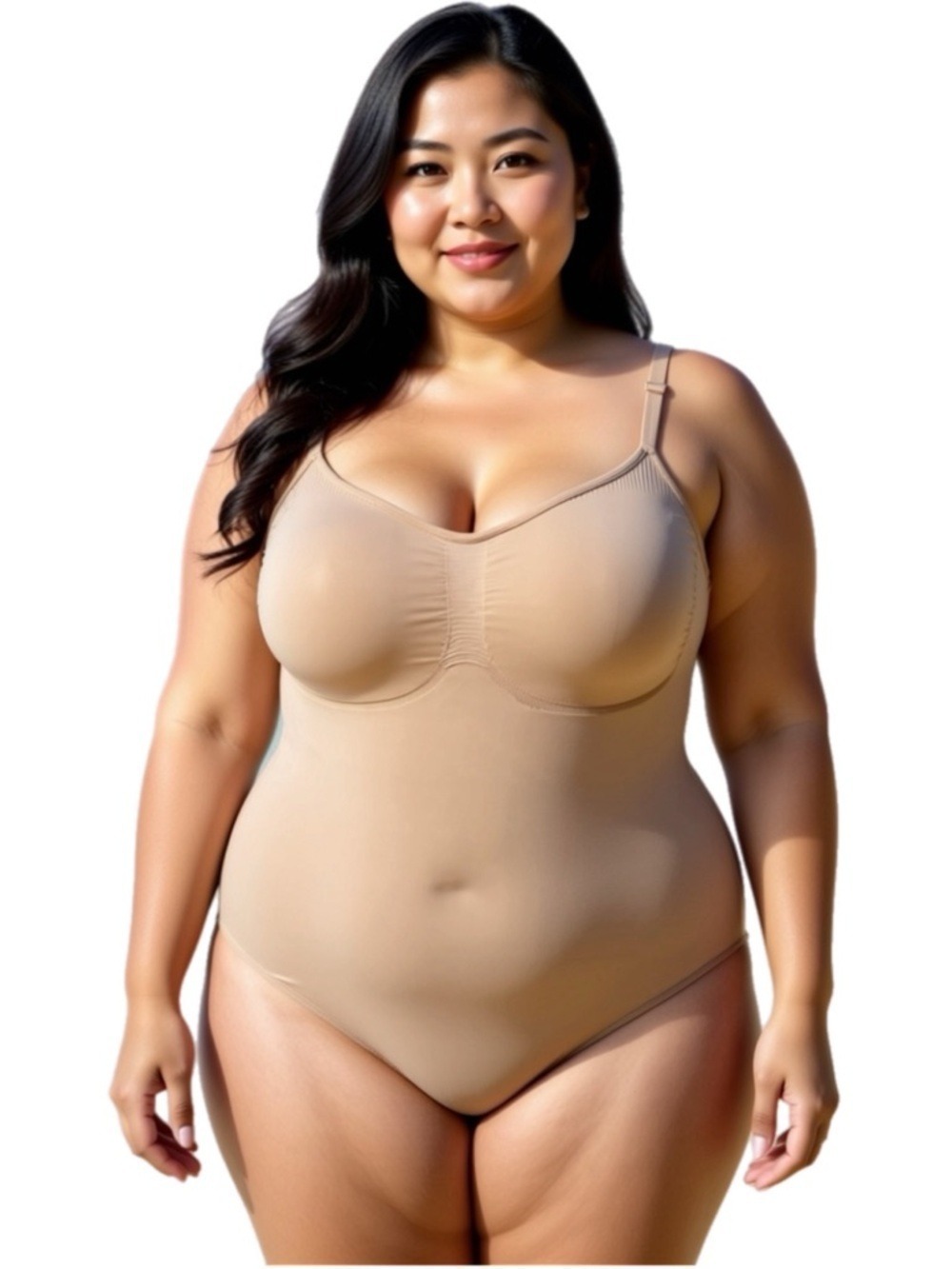 SKIMS Plus Size Bodysuit in Beige NWOT in 4X/5X=22-26